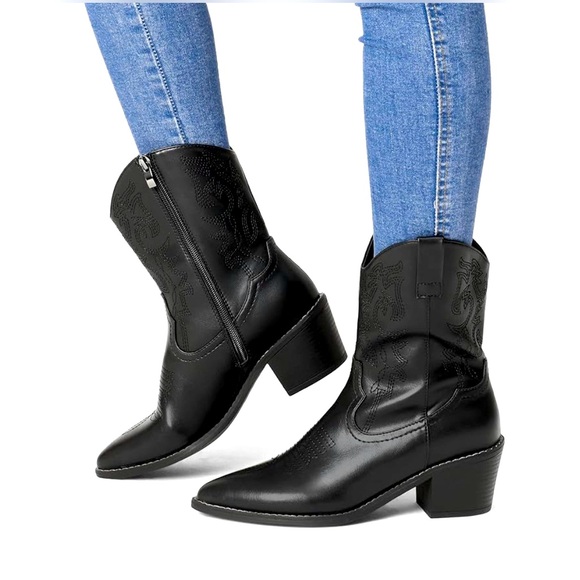 NIB DREAM PAIRS Women's Cowboy Boots size 9 - Picture 2 of 3